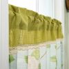 Short Kitchen Curtain Small Window Half Curtain Cafe Curtain Tier Curtain