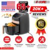 Hot Air Fryer Oven 3.2 QT Pot Quarts Electric Oil Less 1400W Touch Screen Airfryer 5 Core AF 320