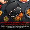 Hot Air Fryer Oven 3.2 QT Pot Quarts Electric Oil Less 1400W Touch Screen Airfryer 5 Core AF 320