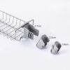 Drainer Storage Soap Stainless Dishcloth Rag Steel Sponge Shelf Adjustable Rack Dry Kitchen Basket Finishing Faucet Towel Pool